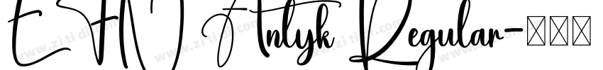 EFN Antyk Regular字体转换
